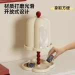 빈티지 티슈 홀더 케이스 다용도 플라스틱 보관함 화장지 티슈케이스 화이트 : 슬로우트립