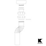 플럼 파크 PP812-7 플렉스 N 픽스 테일피스/익스텐션 튜브, 입구, 1-1/2 x 7인치 , 흰색 : 쏘니이크