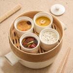 도자기 뚝배기 점토 냄비 국 찌개 덕화 백자 홈 물 찜 야채 그릇 작은 새 둥지 스튜 돌솥 탕 : FEELINGMALL