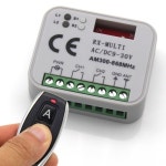 RX-멀티 수신 컨트롤러 AC DC 9-30V AM300-868MHZ 게이트 차고 문  제어 43HZ 868MHZ : 성유유통880