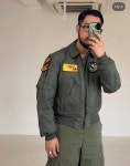[original] MAYO 1487 (1)   00’s USAF cwu-45/p Flight Jacket.  Felix Patch-up  -Small- (국내 100-103권장) : 마요빈티지