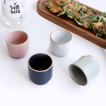 [선물포장] 다옴 국산 도자기 소주잔 70ml 세트 4p : 키친몰링