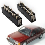 YINETTECH 1페어 자동차 파워 윈도우 스위치 0008208110 0008208210 메르세데스- W201 190D 190E 1984-1989 호환 : 동대율글로벌샵