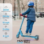혜성전기전파상 | 200W 모터, 10mph 최대 속도, 5마일 주행거리를 갖춘 호버-1 혜성 접이식 전기 스쿠터 Blue : 모멘턴 Momenturn