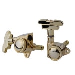 GUYKER 골든 블랙 3R3L 기타 튜닝 페그  스트링 튜너 머신  아트 데코 ROTOMATIC IMPERIAL STYLE : 신우유통677