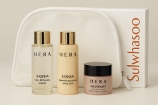 설화수 여행용 메쉬 파우치 고급 여행용 파우치 (헤라 시그니아 미니 포힘) : 미니레시피시티