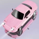 비저블엑스RC | 파이오니어엑스 1/18 스케일 MX5 RC 드리프트 장착된 배터리 성인용 핑크/3 자이로 쉘이 카가 팝업 차체 버전) 라이트 취미 합금 장착된 2....