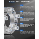 ECCPP 4PCS 4x110 ~ 휠 스페이서 1.5 어댑터 99-05, 봄바디어 08-12, 캔암 81-14 21, 혼다 05-11, 가와사키 02-14, 스즈키 87-14... 