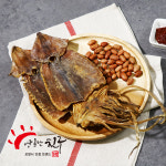 영일만친구 마른오징어 동해안 구룡포 피데기 건조 손질 쫄쫄이 건 오징어 건어물 20미 1.5kg내외 : 영일만 친구