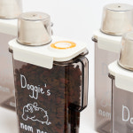 [별점 4.88] 핸독 강아지사료통 : 핸독