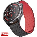 호환 OnePlus Watch 3 2R 2 OPPO X X2 4 Pro 호환 22mm 마그네틱 실리콘 스트랩/밴드 : 툴맥스스