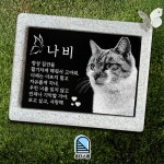 비석 반려동물 강아지 애견 장례 고양이 반려견 수목장 추모 사진 : 온더스톤 사진비석