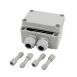 Aexit 95mmx65mmx55mm 1 전기 박스, 도관 및 피팅 입구 2구 방수 정션 박스 커넥터 글랜드 : 글로벌픽01