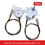 24BYJ48-469 스테퍼 모터용 DC 12V  링 4상 5선 기어 감속 비율 1/64 : 성유유통880