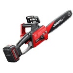 무선전기톱 대형 고출력 예초기 무선 잔디 가솔린 체인톱 전동 목공 벌목 리튬배터리 충전식 9990H (체인2 가이드1) : 아울리마켓