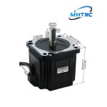 Nema 34 오픈 루프 스테퍼 모터 2상 86HS82 4.5N.m 4.5A 643ozin CNC 라우터 고토크용 14mm 샤프트가 있는 4리드 DC 엔진... 