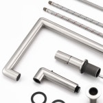 필로토 더죤테크 슈티에싱크1267 무광니켈 주방 싱크대 수전 : 루베노