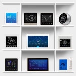 4인치 LCD 컬러 화면 환기 시스템 컨트롤러 (CO2, PM2.5, VOC 실시간 모니터링, AC/DC/EC 팬 포함) : 마석상사