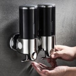 욕실 목욕탕 물비누 디스펜서 샴푸 바디워시 호텔 모텔 린스 물비누통 : DC아울렛