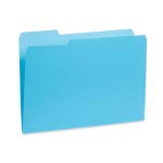 블루 서밋, 30개의 젬 톤 플라스틱 파일 폴더, 1/3 컷 탭, 글자 크기, 다양한 색상, 정리 및 간편한 파일 저장에 적합한 30팩 공급 : 딜리고트렌드