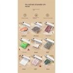 B58B-식품 저장용 휴대용 진공 실러 기계 10개 포함 가정용 주방 캠핑 여행용 컴팩트 디자인 EU 플러그 : 바름가지