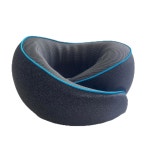 옵틱시온 여행용 목 베개, 업그레이드된 비행기용 블랙 및 블루 0908 Black+blue : zionlink