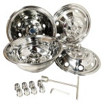 74-99 램 3500,16인치 듀얼 8 러그 핸드 홀 볼트용 Deebior 4pcs... 스틸 휠 시뮬레이터 74-98 포드 F350, 92-21 E35 : 프론턴 Fronturn