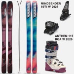 2425시즌 여성 케이투 프리라이드/올마운틴 스키 K2 SKI MINDBENDER 89TI W+GRIFFON13+ANTHEM 115 BOA W : 맘모스스포츠