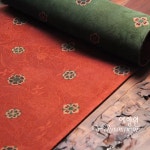 [다도 러너] 예향원 고급 견직 향운사 고궁홍록 다석 양면 티테이블 매트 E-10662 : 예향원