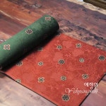 [다도 러너] 예향원 고급 견직 향운사 고궁홍록 다석 양면 티테이블 매트 E-10662 : 예향원