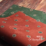 [다도 러너] 예향원 고급 견직 향운사 고궁홍록 다석 양면 티테이블 매트 E-10662 : 예향원