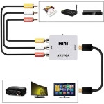 단자 압착 터미널 전기자재 어댑터 1080P 박스 PC VGA TV 케이블 3 5mm CVBS RCA 컴퓨터용 변환기 오디오 TO VGA : 오성기술상사