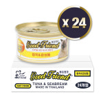 굿프랜드 고양이캔 참치+감성돔, 85g, 24개 : 라임펫
