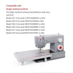 가수 4411, 4423, 4432, 4452, 5511, 5523 헤비 듀티 재봉틀용 베인리 재봉틀 연장 테이블 (그레이) Gray : 하이프라임 프리미엄