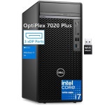 Opt ex 7020 플러스 7000 타워 비즈니스 데스크톱 컴퓨터, 14세대 인텔 20코어 i7-14700 최대 5 4GHz, 32GB DDR5 RAM, 1TB PCIe SSD... 