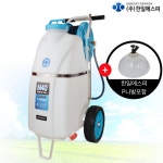 한일에스피 HP-2012 이동식분무기 충전식 분무기 밀40 호스릴50m P나발포함 : 슬림프라이스