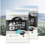 삼육김 무조미 쌈싸먹는김 별미곱창 (4절10매) 7.2g, 5개 : 명식품본사