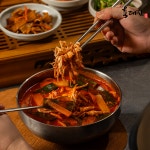 [신제품] 닭개장 원조 옛날전통육개장 [육대장본점] 파개장 육대장 육계장 밀키트 2인분, 850g, 5개 : 육대장본점