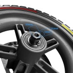 110mm 디스크 브레이크 장착, 샤오아미 M365/1S 전기 스쿠터, 오프로드 솔리드 타이어, 런플랫 타이어용 펠릭스 스토리 : 시그턴 Sigtern