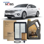 프리미어 K7 2.5 가솔린 휘발유 (19년식 이후) 순정필터+세븐합성유 5w30 : 붕