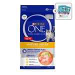 [원캣습식2개+] 퓨리나 원 캣 고양이 사료 면역력 7세이상 시니어 노령묘, 1.4kg, 1개 : 3651