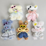 DIY 모루인형 키트 만들기 세트 패키지 뽀글핑크A : 원마크라메