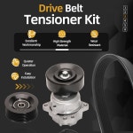 38340 벨트 텐셔너 및 아이들러 풀리 구동 조립 키트 인피니티 QX56 04-10 닛산 아르마다 08-15 패스파인더 08-12 04 타이탄 04-15... 
