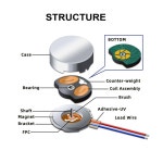 5PCS 12000 진동 모터 1020 1027 1030 1034 코인 버튼 시계 플랫 전화 휴대 10x : TRIPPICK
