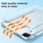 10세대 케이스 Y-폴드 트랙 클리어 커버 Air 4 5 6 10 9in 11in 13in 2 9 7 Pro 11 12 13 ni DS-1L : samsacp