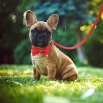 블링 보타이 칼라 (넥 레드 크리스마스 중간 보우가 세트 목줄 있는 귀여운 및 세트, 걸 개를 핏 보이 워킹 5피트 위한 크기의 개 13-19 : 마일럭스