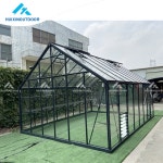 미니 대형 유리 정원 야외 식물 알루미늄 삼각형 온실 프로파일 : 디더블유비즈니스