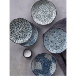 가정식 식기 수입 세트 단어 파란 HONGYA 크로미 UAYU 원화당초문 계약 우동 : 일팔영직