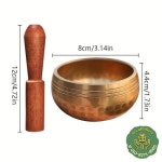 티베트 싱잉볼 세트 - 7.62cm 수제 명상볼 (요가 사운드 힐링 차크라 균형용) : 위시셀렉트
