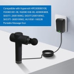 하이퍼볼트 마사지 건 I5300000100 53000 001-00 24V 충전기, Hyperice 42000 038-00 배터리 전원 코드와 호환, SK03T-2400100Z 어댑... 
